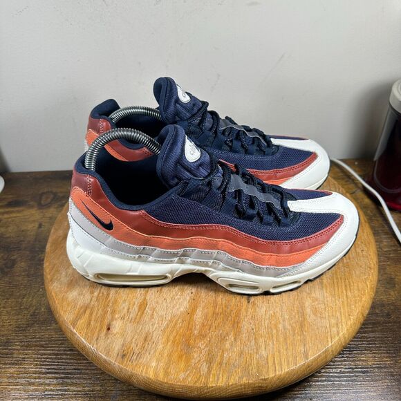 Nike Air Max 95 Essential Sail Obsidian Desert Sand Shoe Men's Size 9 749766-108 - Picture 1 of 8